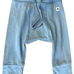 Polarn O Pyret light blue joggers- Size 2-4mo